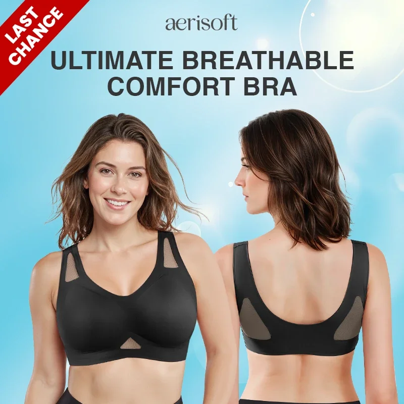 Breathable Wire-Free Comfort Bra